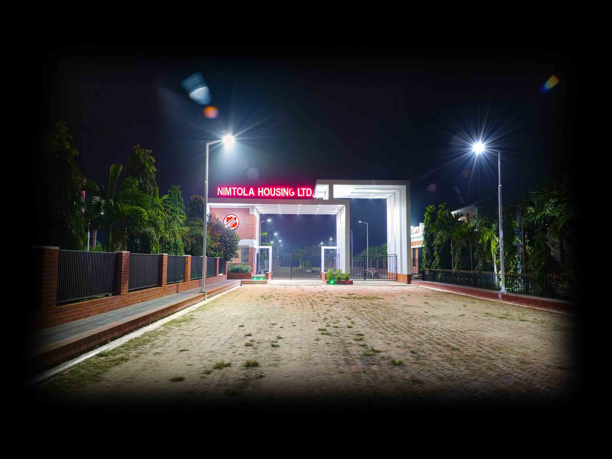 Nimtola Housing gate (Night-View)